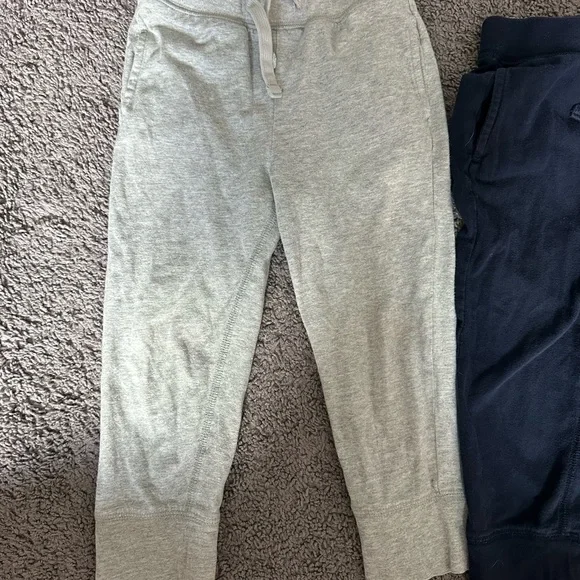 Baby gap boys joggers size 3T gray & navy blue - Picture 2 of 3